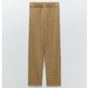Zara linen knit pants women's medium